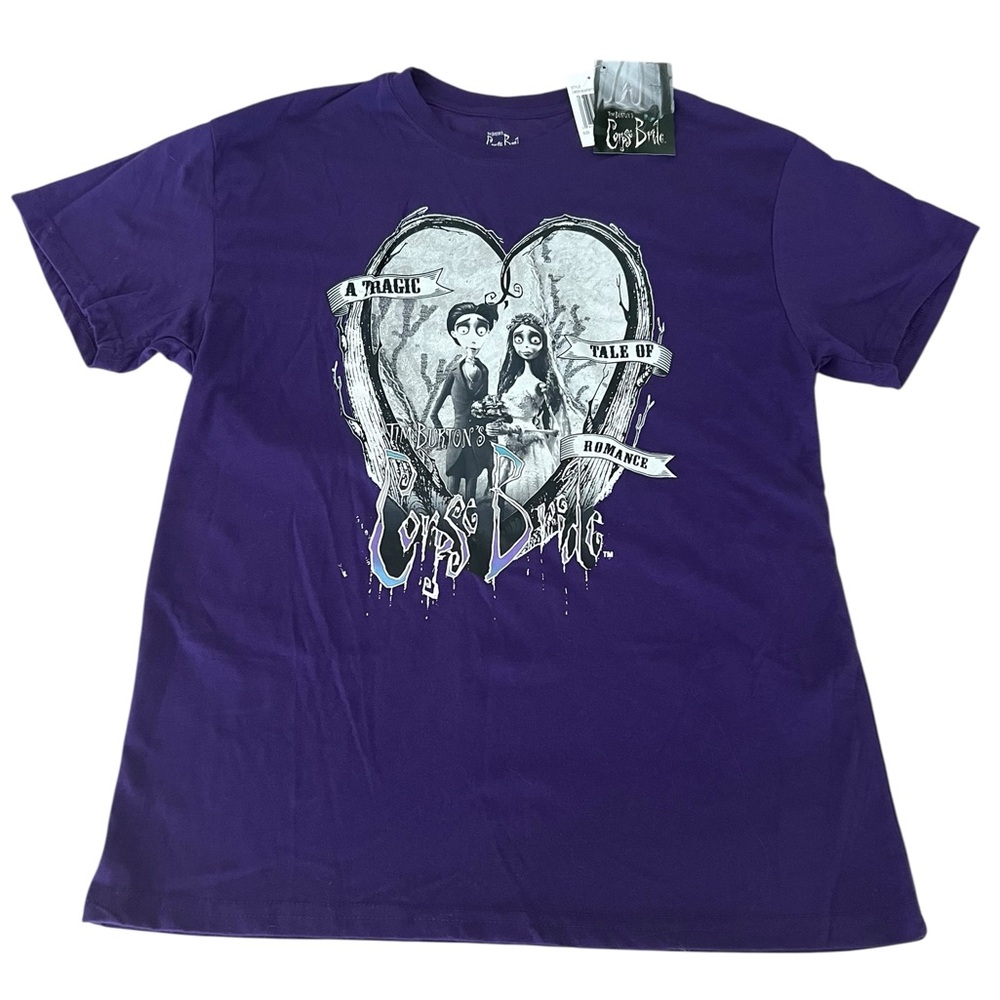 Purple‎ Corpse Bride Graphic T-Shirt NWT